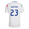 Virallinen pelipaita Italia Alessandro Bastoni 23 Vieras Euro 2024 Lyhythihainen - Miesten Virallinen pelipaita Italia Alessandro Bastoni 23 Vieras Euro 2024 Lyhythihainen - Miesten